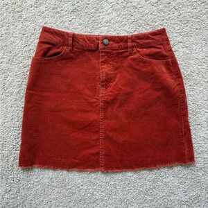 Forever 21 - Burnt Orange Corduroy Skirt